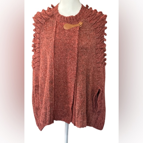 Sita Murt/ Elegant Rust Cardigan for Women